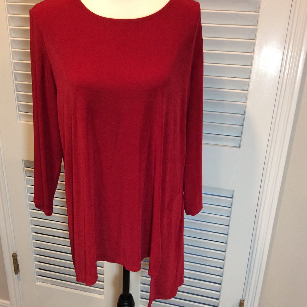 Red Chico’s Travelers Asymmetrical Top